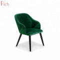 Upholstery fabric velvet chair modern dining room chair